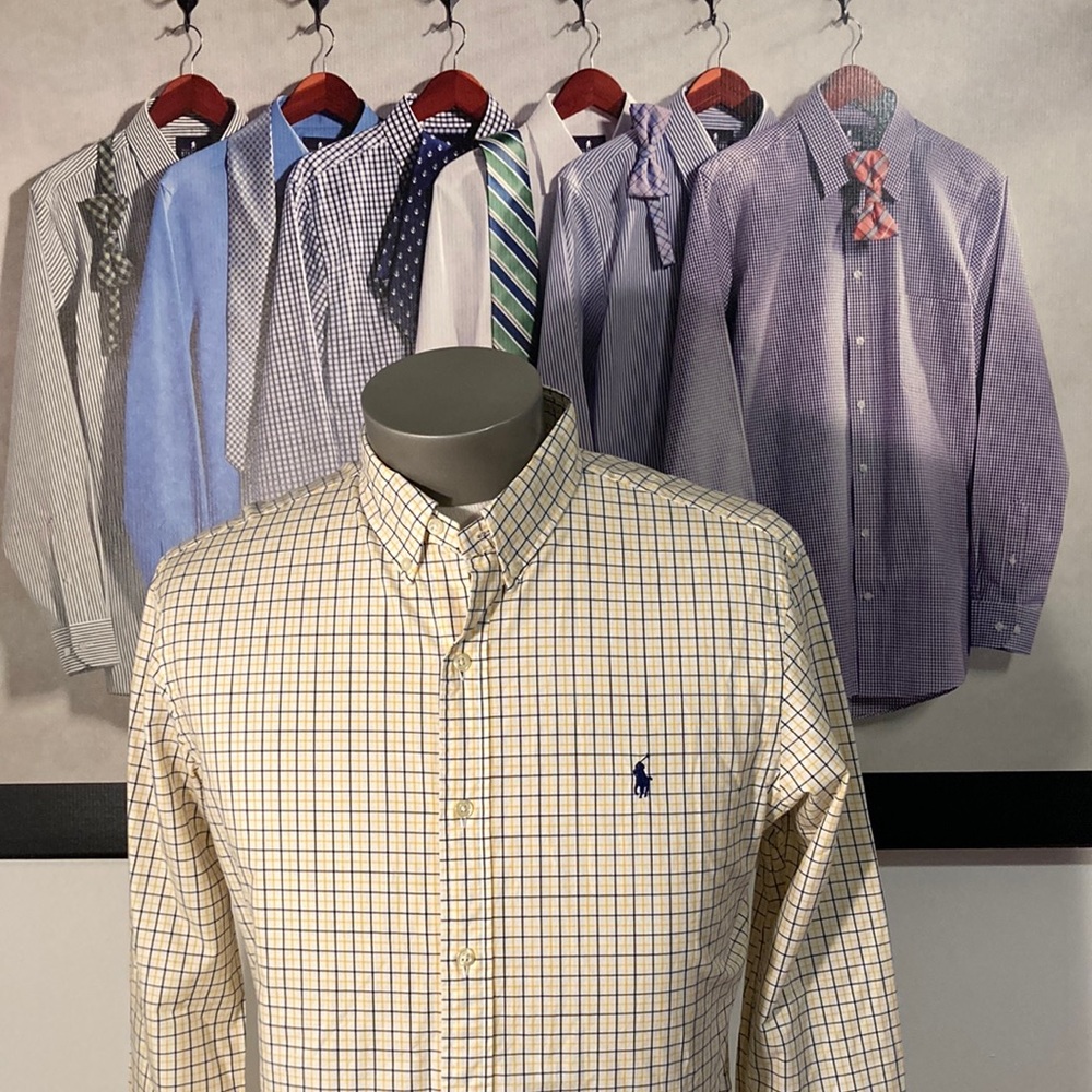 Polo gold and blue